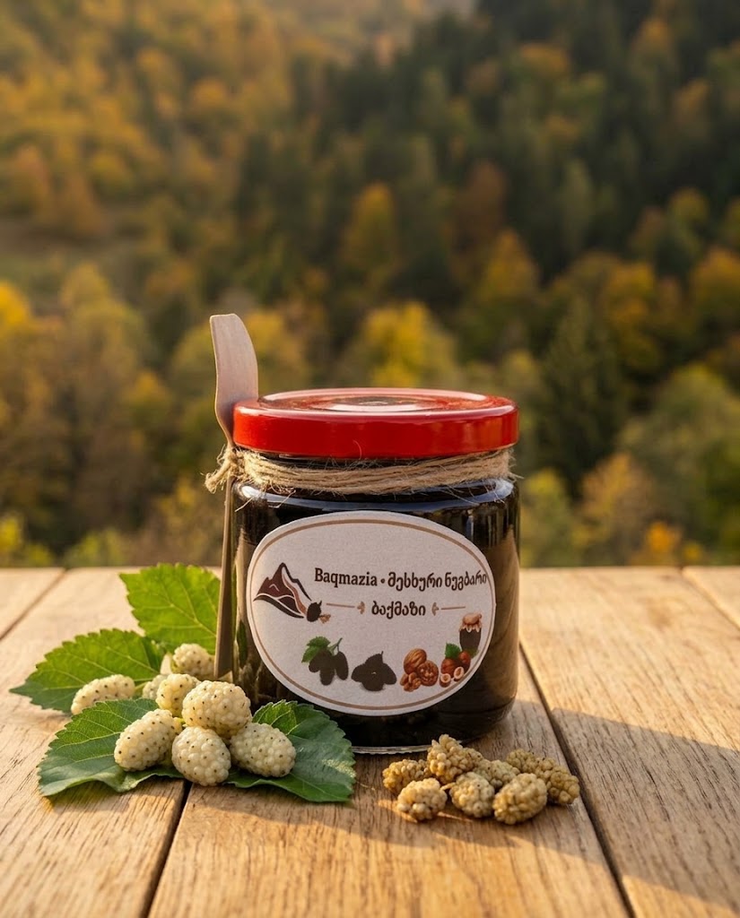 თუთის ბაქმაზი ქილაში